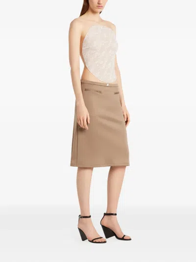 Courrèges Illusion Circle Lace Bodysuit