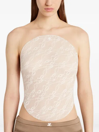 Courrèges Illusion Circle Lace Bodysuit