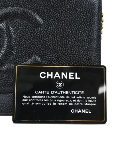 Pre-owned Chanel 1998 Interlocking Cc Chain Wallet