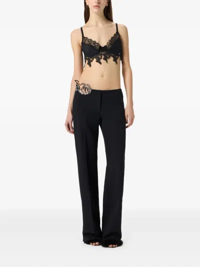 Blumarine Lace-embellished Trousers