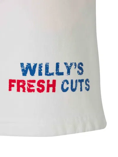 Willy Chavarria Logo-print Shorts In White