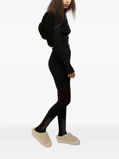 Bally Ribbed Cashmere Leggings