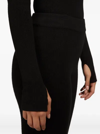 Bally Ribbed Cashmere Leggings