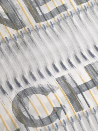 Pre-owned Chanel 1990-2000s Striped Scarf