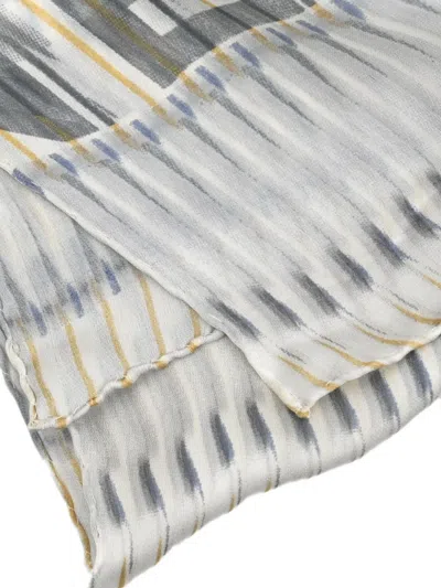 Pre-owned Chanel 1990-2000s Striped Scarf