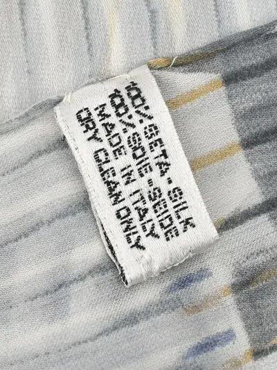 Pre-owned Chanel 1990-2000s Striped Scarf