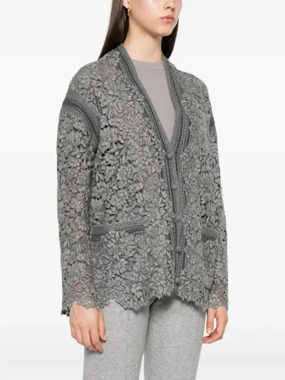 Ermanno Scervino Floral Lace Cardigan