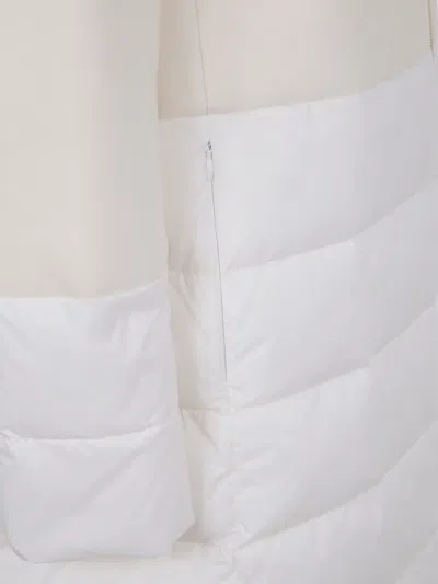 Herno Hooded Padded Jacket In White