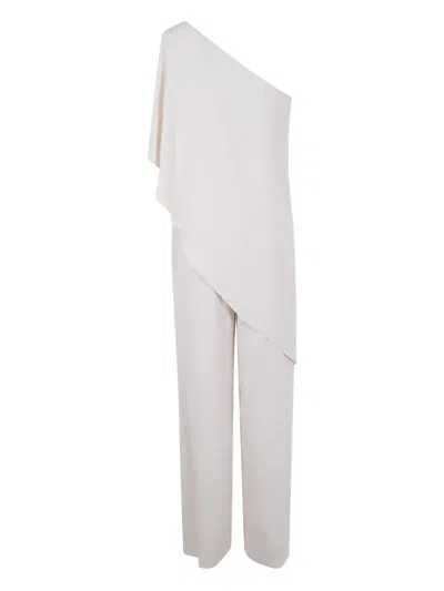 Ralph Lauren One-shoulder Ruffled Jumpsuit