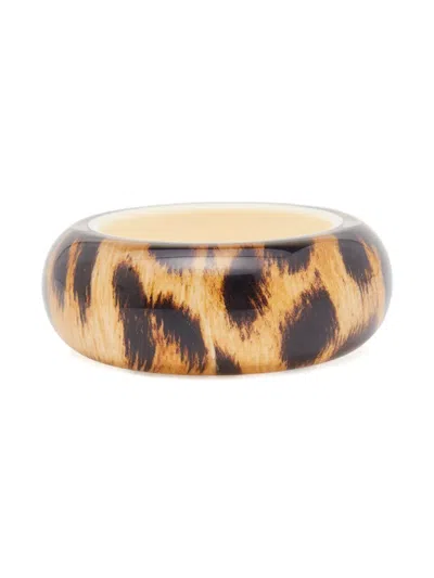 Pre-owned Roberto Cavalli Vintage 2024 Leopard-print Bracelet