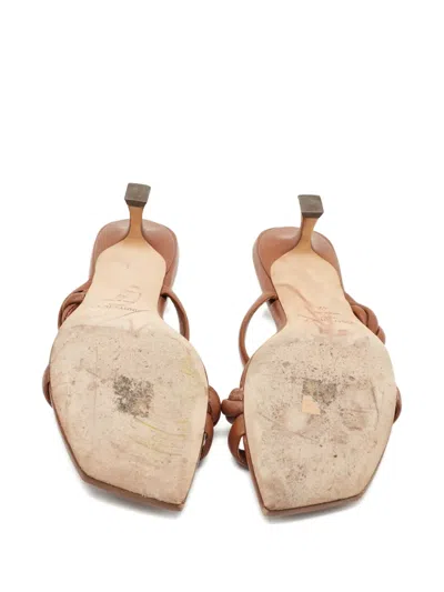 Pre-owned Jimmy Choo 60mm Diosa Leather Sandals