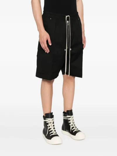 Rick Owens Drawstring Cargo Shorts