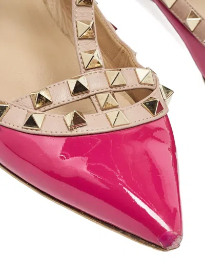Pre-owned Valentino Garavani 2023 Rockstud Ballet Flats