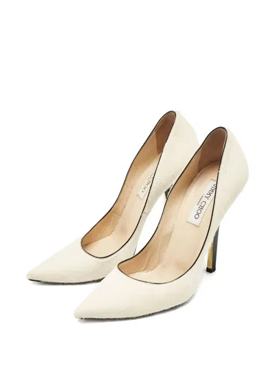 Pre-owned Jimmy Choo 100mm Pointed-toe Pumps