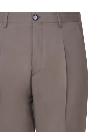 Be Able Pleated-front Trousers In Gray