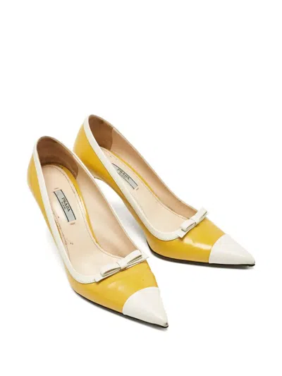 Pre-owned Prada 90mm Pointed-toe Heeled Pumps