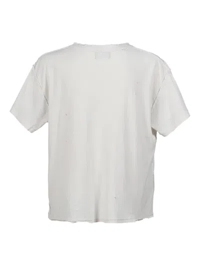Enfants Riches Deprimes Logo-print Distressed T-shirt In White