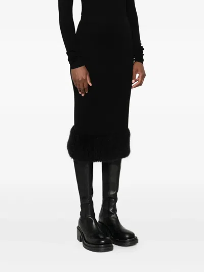 Moschino Skirt In Black