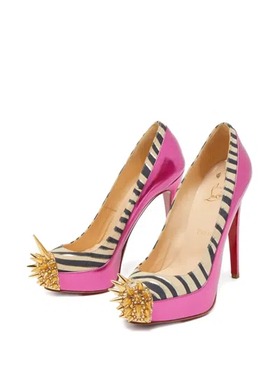Pre-owned Christian Louboutin 140mm Asteroid Pumps