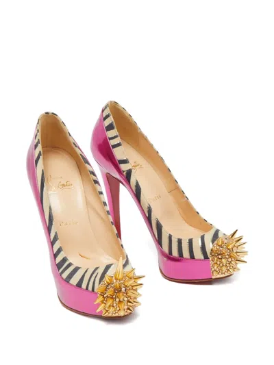 Pre-owned Christian Louboutin 140mm Asteroid Pumps