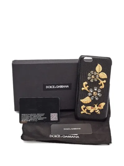 Pre-owned Dolce & Gabbana 2024 Floral-embellished Iphone 7 Case