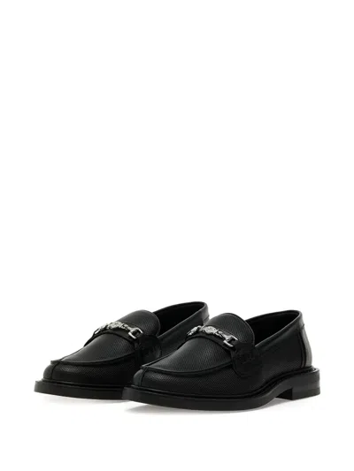 Filling Pieces Chain-link Perforated Loafers