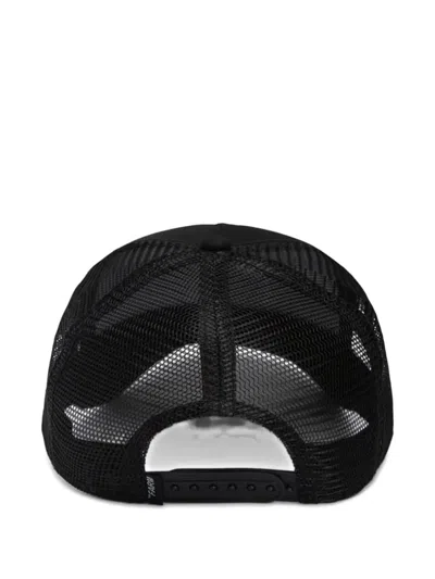 Goorin Bros Snake-embroidered Trucker Cap In Black