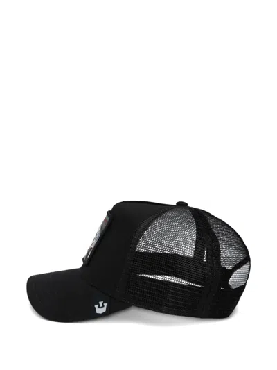 Goorin Bros Snake-embroidered Trucker Cap In Black