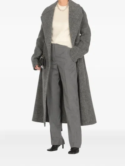 Jil Sander Tailored Straight-leg Trousers In Gray