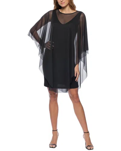 Marina Overlay Dress In Black