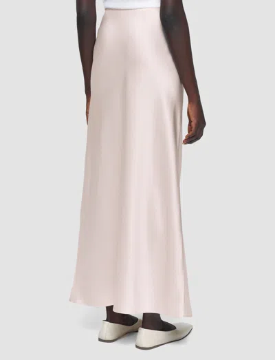 Joseph Womens Rose Isaak Slim-fit Silk-satin Maxi Skirt