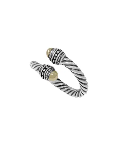 Samuel B. Silver & 18k Ring In Metallic