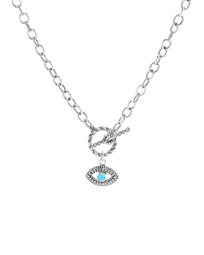 Samuel B. Silver Sleeping Beauty Turquoise Necklace