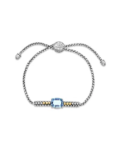 Samuel B. Silver & 18k 3.00 Ct. Tw. Amethyst Bracelet
