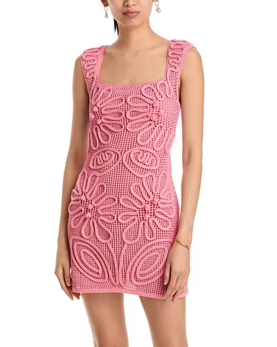 Cult Gaia Chimi Knit Dress In Purple