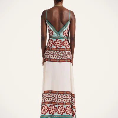 La Doublej Turn Around Floral-print Maxi Dress