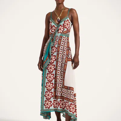 La Doublej Turn Around Floral-print Maxi Dress