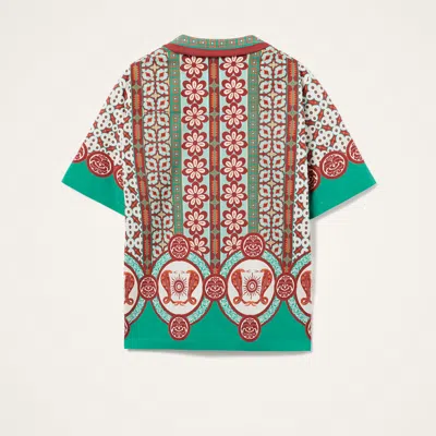 La Doublej Geometric-print Patterned Shirt