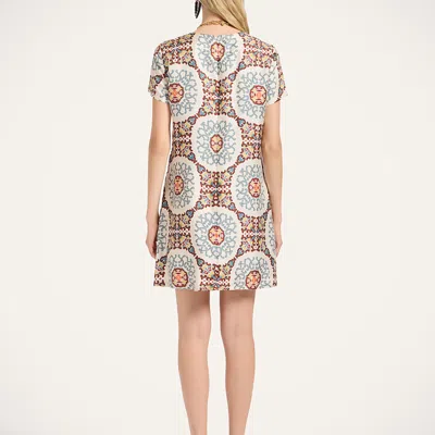 La Doublej Swing Printed Silk Satin Minidress