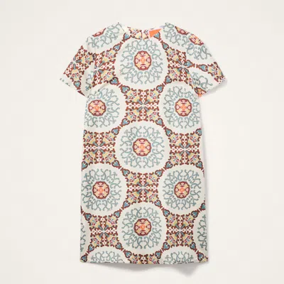 La Doublej Swing Printed Silk Satin Minidress