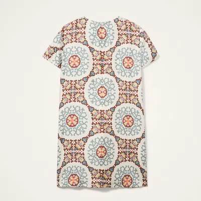 La Doublej Swing Printed Silk Satin Minidress