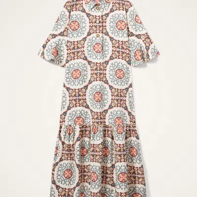 La Doublej Artemis Patterned Maxi Dress In Multi