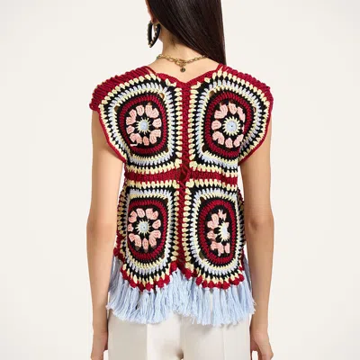 La Doublej Sole Star Crochet Top