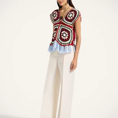 La Doublej Sole Star Crochet Top
