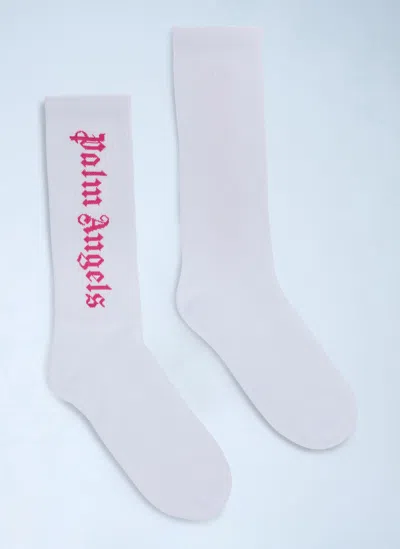 Palm Angels Logo Motif Socks