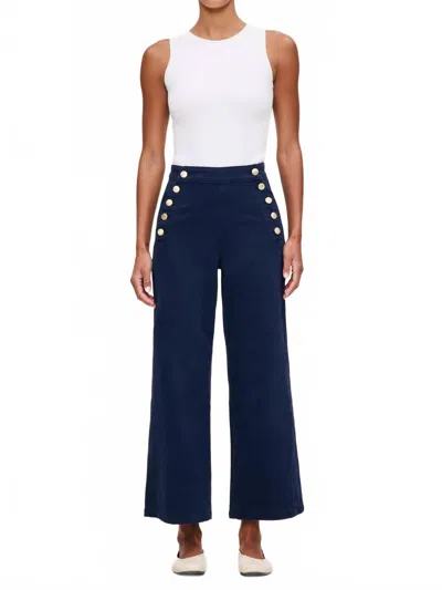 Dl1961 - Women's Hepburn Wide Leg Pant In Bright Navy