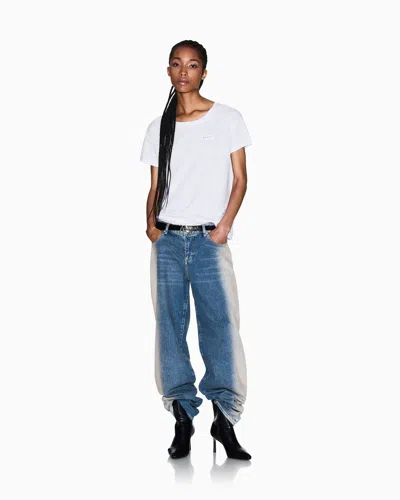 Armani Exchange Relaxed Fit T-shirts In White