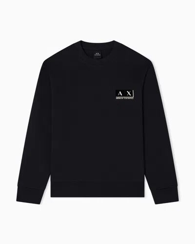 Armani Exchange Sweatshirts Without Hood In Black