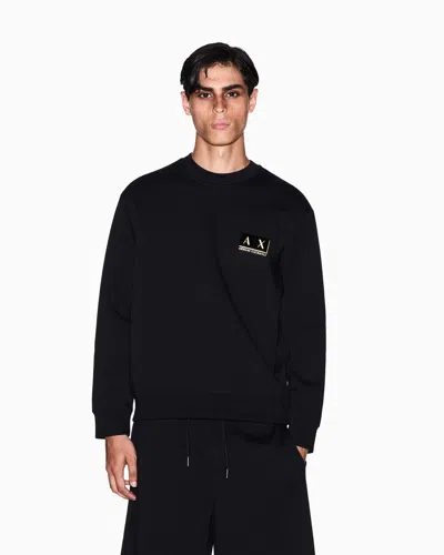 Armani Exchange Sweatshirts Without Hood In Black