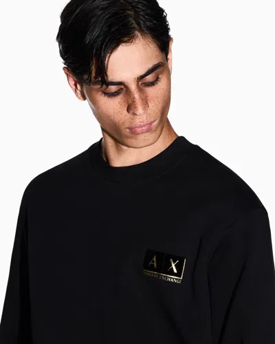 Armani Exchange Sweatshirts Without Hood In Black